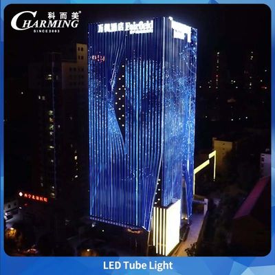 Luce a tubo LED RGB IP65 impermeabile, controllo SPI, SMD5050 per edifici
