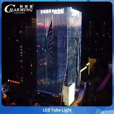 Luce a tubo LED U40 con BIS e LAN SASO Design a linea nascosta per edifici esterni, impermeabile e design ambientale
