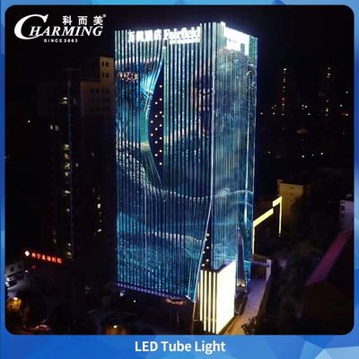 Affascinante 24w 0,5/1m Aminal Video RGB LED Tube Illuminazione per facciata edificio