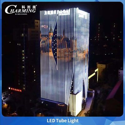 Tubo di luce a LED esterno U38-500 5.5w 500*38*58MM SMD5050 Legatura di alluminio + PC per edifici esterni
