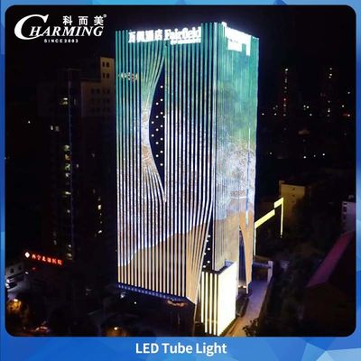 Tubo luminoso RGB U38 1000/500*38*58MM Passa la certificazione 3C e CE Per edifici all'aperto Facile manutenzione