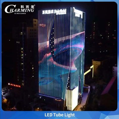 Tubo luminoso a LED di alta qualità per esterni U38-1000 1000*38*58MM IP65 Lega di alluminio + PC per edifici esterni
