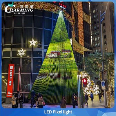Luce a punto LED pixel impermeabile RGBW da 30 mm IP66 per esterni, luci natalizie