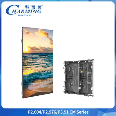 P3.91 500x1000 mm LED Video Wall Rental Display Legatura di alluminio